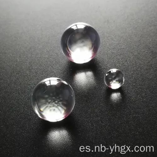 Lente de bola de vidrio óptico para aplicaciones D1/3/5/7/12/16/18/20 mm